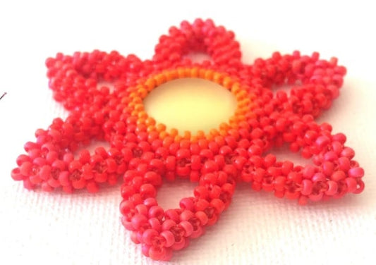 Bezelling with Cubic Right Angle Weave Pattern by Susie Hoad - Instant Download or Printed Copy