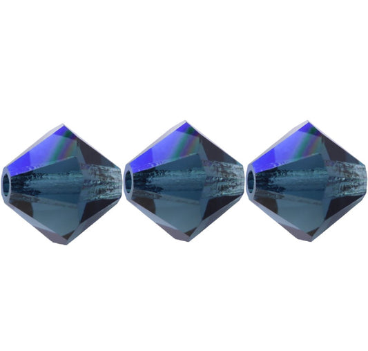 3mm Preciosa Bicones – Montana – Pack of 30