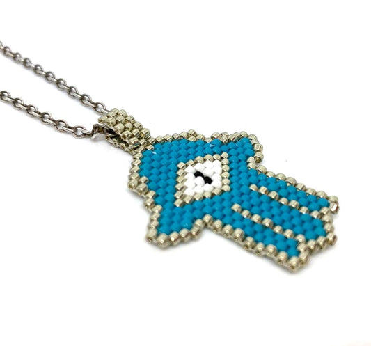 Hamsa Pendant Kit – Blue