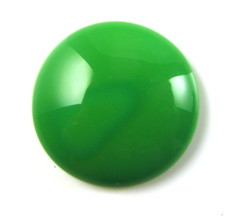 Czech Glass Cabochon 25mm - Grass