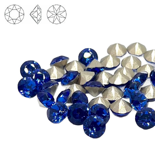 Aurora Pointy Back Chaton (C1088) SS29 – 6mm – Capri Blue – Pack of 2