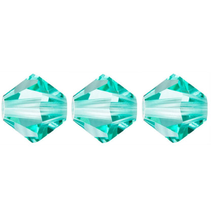 4mm Preciosa Bicones – Caribbean Sea – Pack of 30