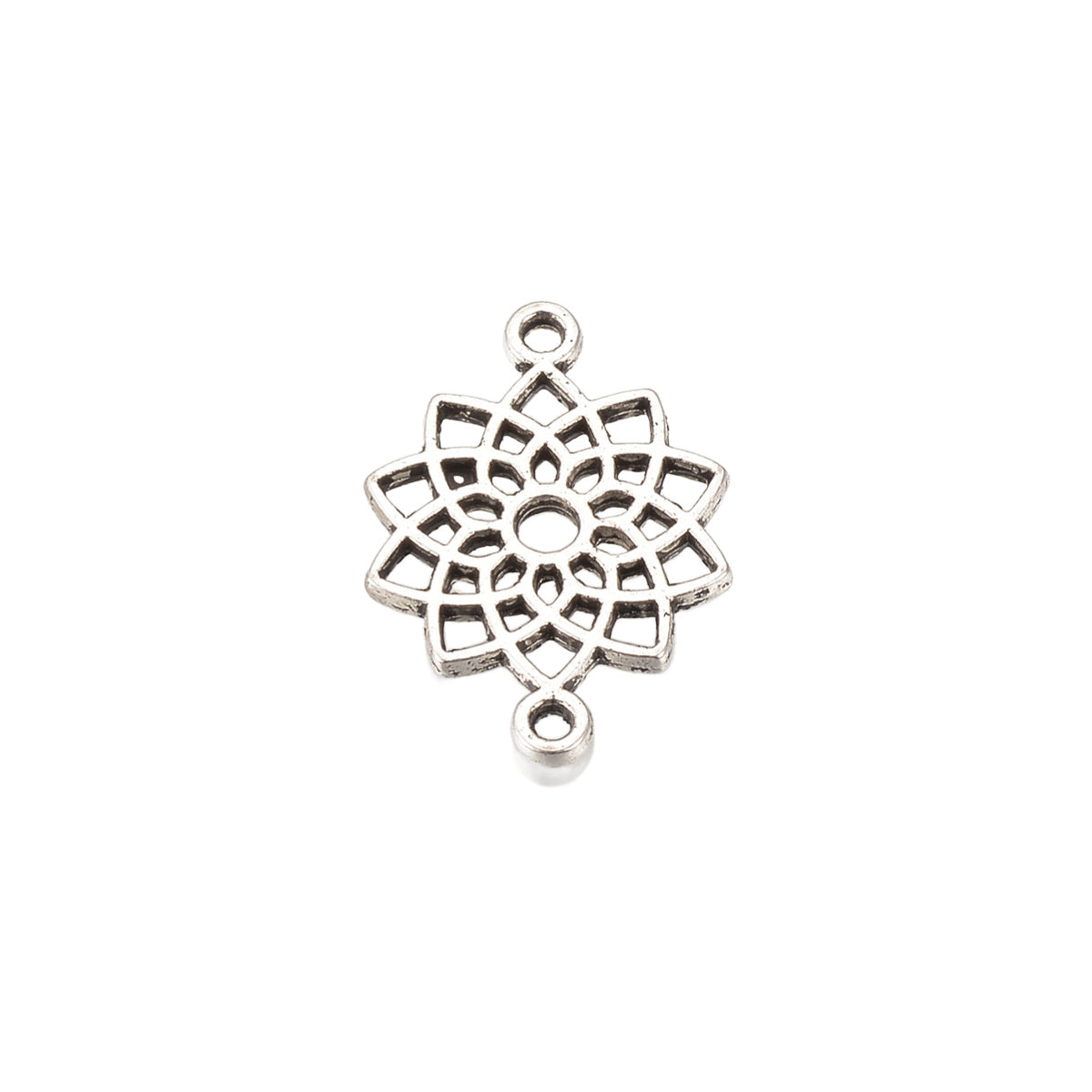 Antique Silver Chakra Connector 20mm