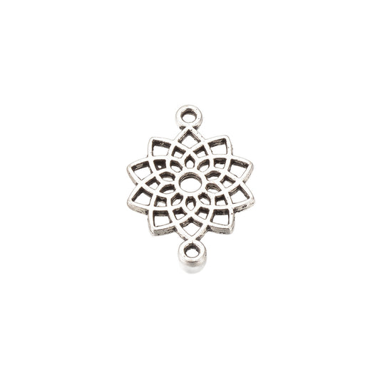 Antique Silver Chakra Connector 20mm