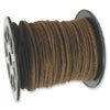 3mm Chocolate Brown Microfiber Suede per meter