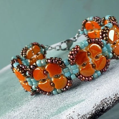City Lights Bracelet Pattern - Instant Download or Printed Copy