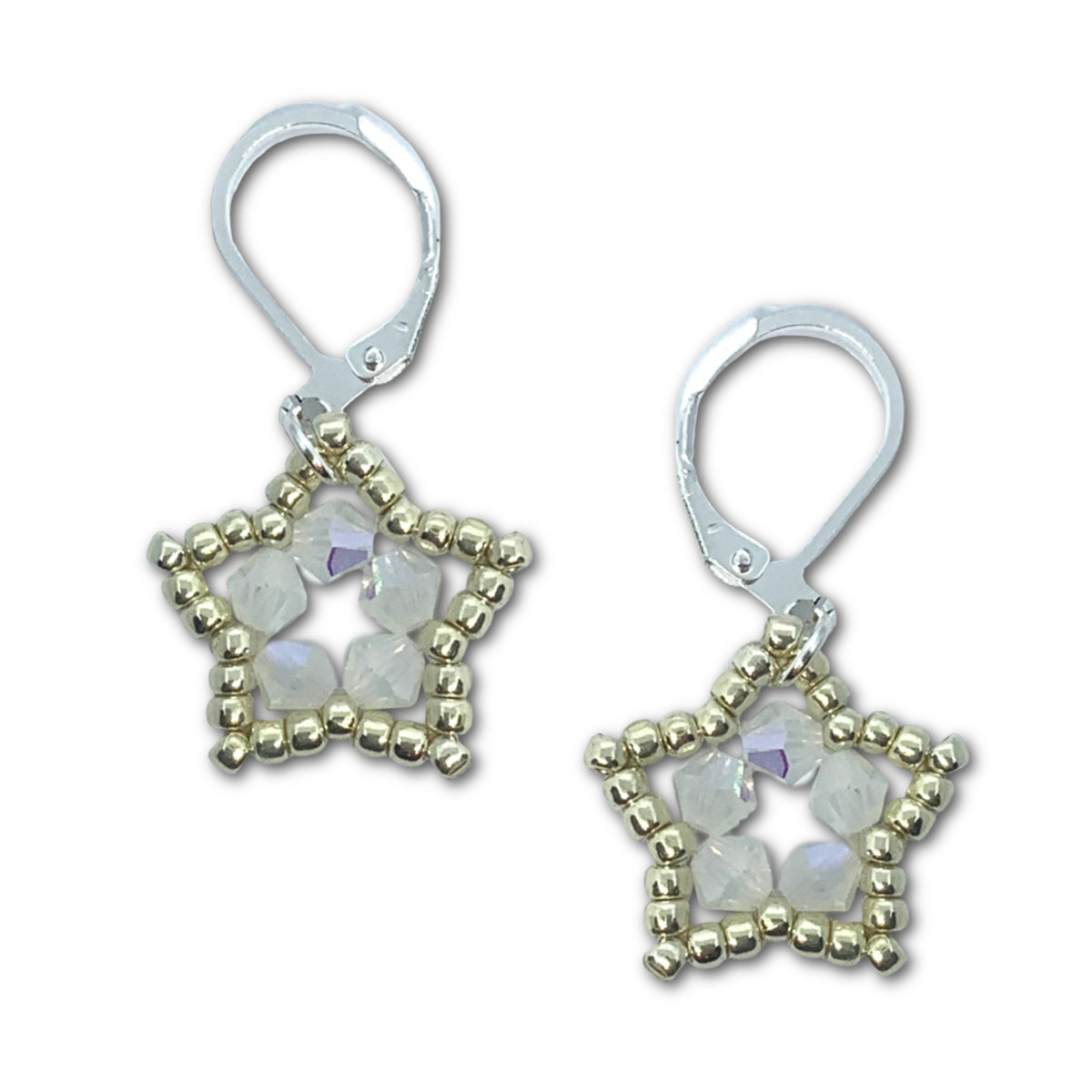 Crystal Star Earring Kit – Classic Silver