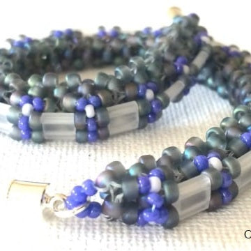 Cubic Right Angle Weave Bracelets Pattern by Susie Hoad - Instant Download or Printed Copy