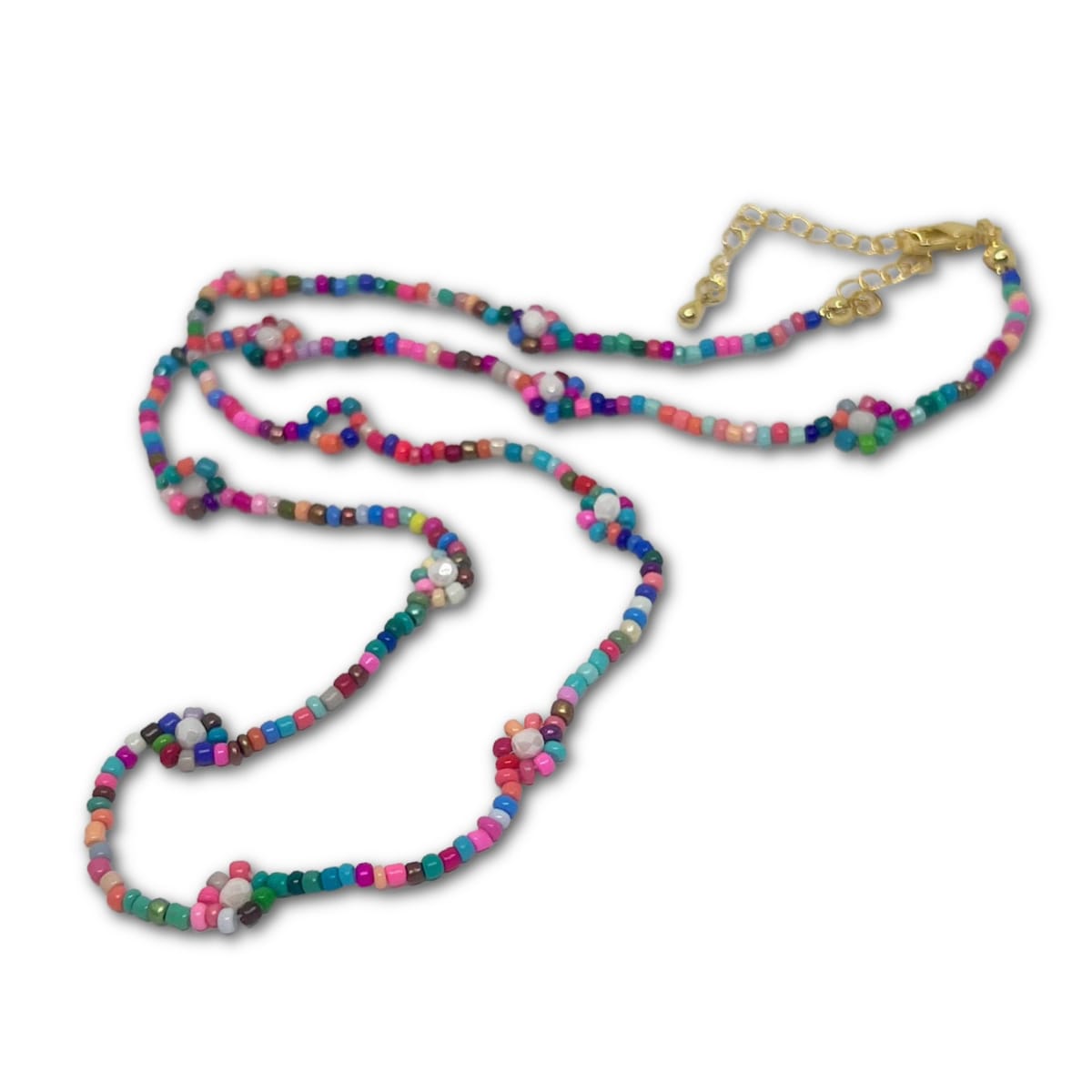 Summer Vibes Daisy Chain Necklace Kit with 18k Gold Plated Clasp
