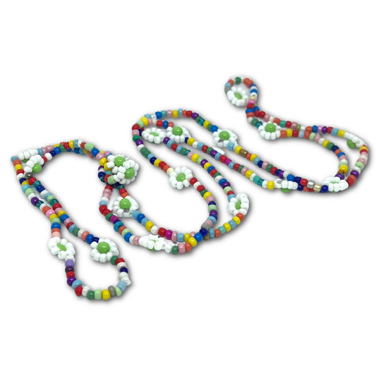 Daisy Chain Necklace Kit – Beginners – Rainbow