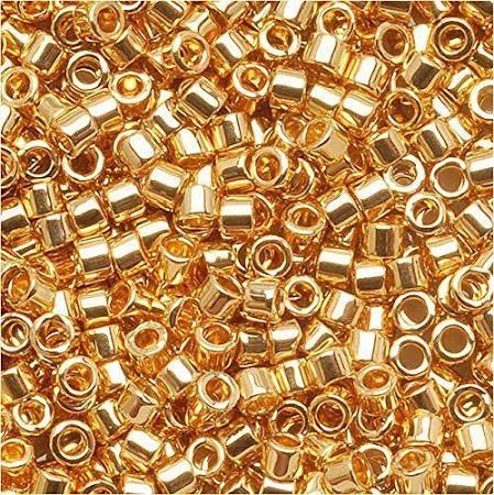 11/0 – Miyuki Delica – 3g Bag - 24k Gold Plated – DB031