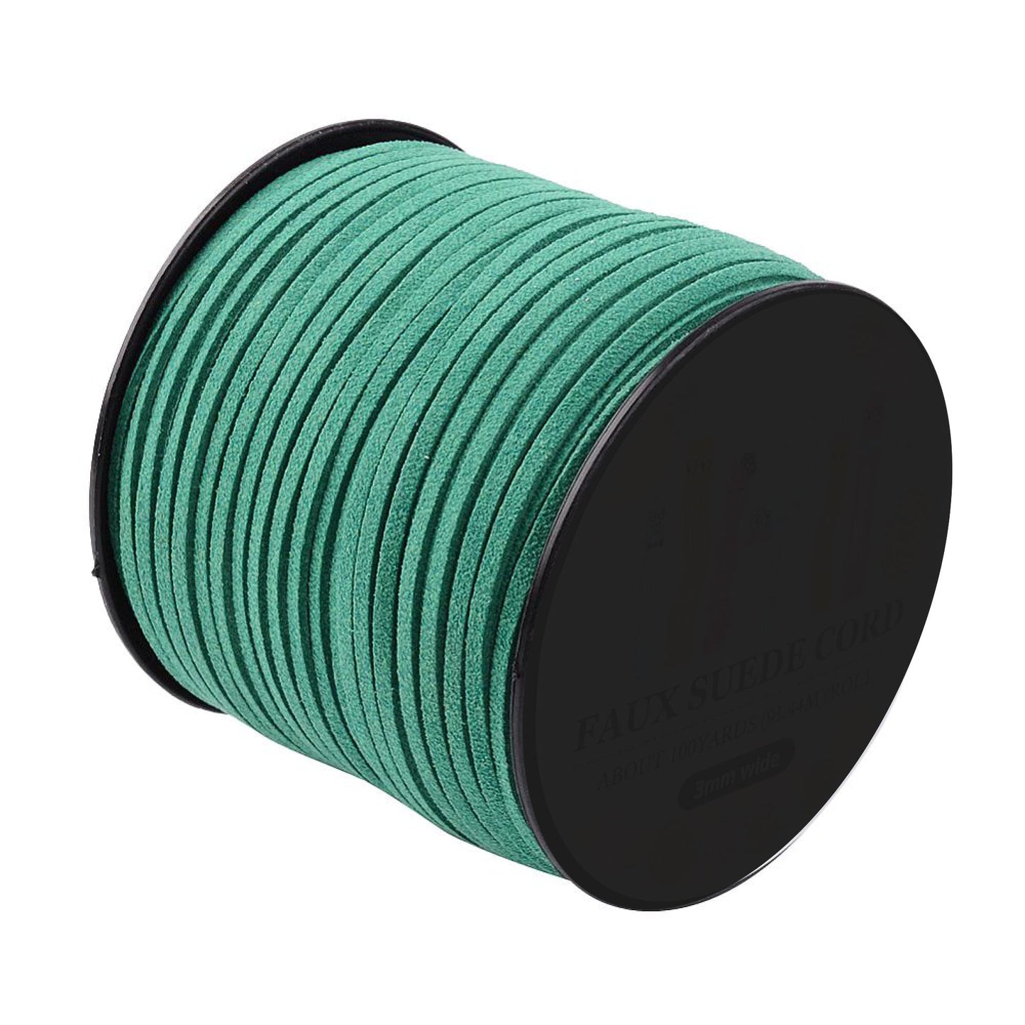 3mm Emerald Green Microfiber Suede per meter