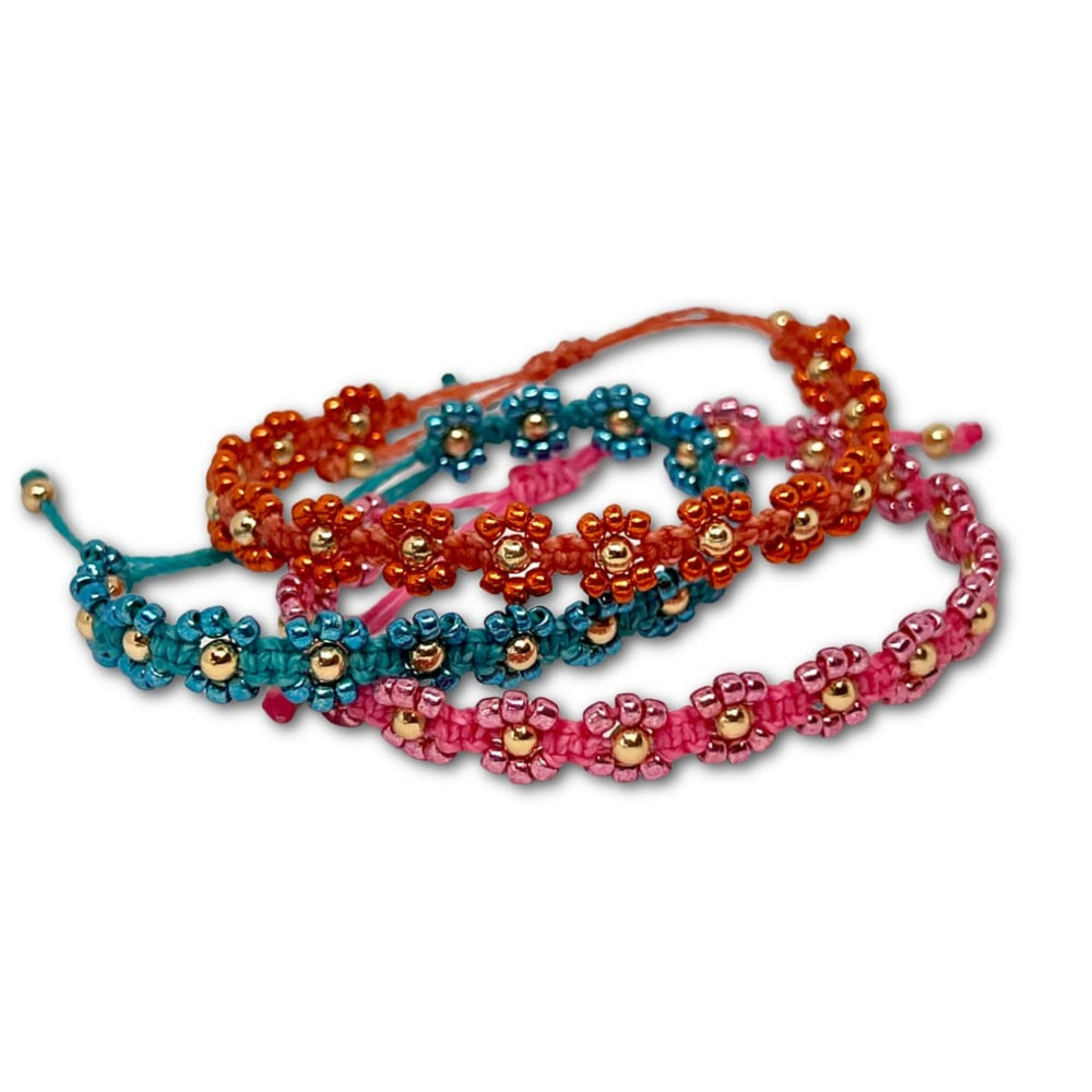 Braided Macrame Daisy Flower Tutorial - Instant Download or Printed Copy