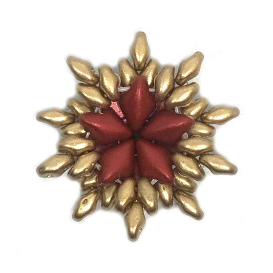 Beaded Snowflake Pattern - Instant Download or Prined Copy