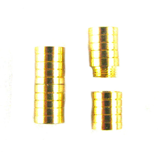 Gold Plated Screw In Barrel Clasp 15x6mm