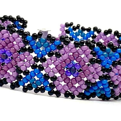 Huichol Beaded Ribbon Pattern - Instant Download or Printed Copy