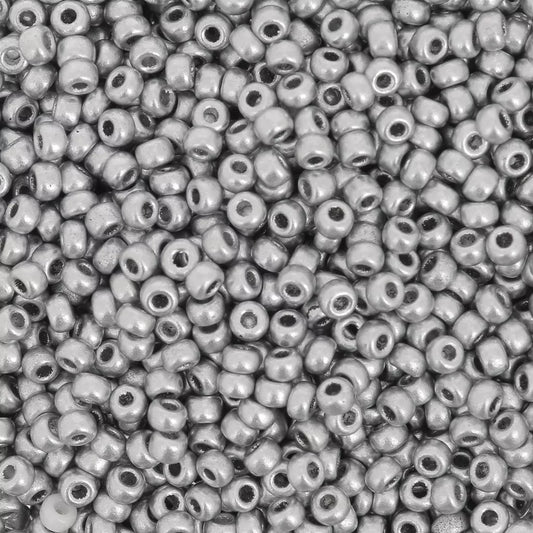 11/0 Miyuki Seed Beads - 25g Bag – Aluminium Silver - Colour 4587