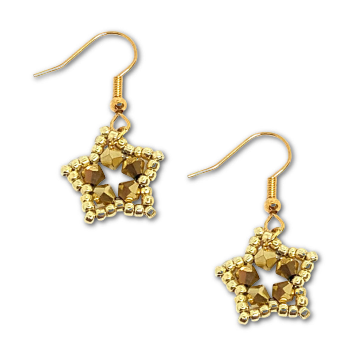 Crystal Star Earring Kit – Inca Gold