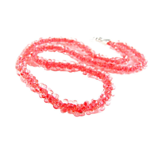Drops and Seed Bead Kumihimo Necklace Pattern - Instant Download or Printed Copy