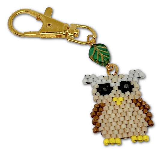 Little Owl Brick Stitch Charm Kit