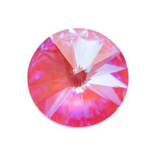 Aurora Rivoli 14mm Chaton – Crystal Lotus Pink Delite