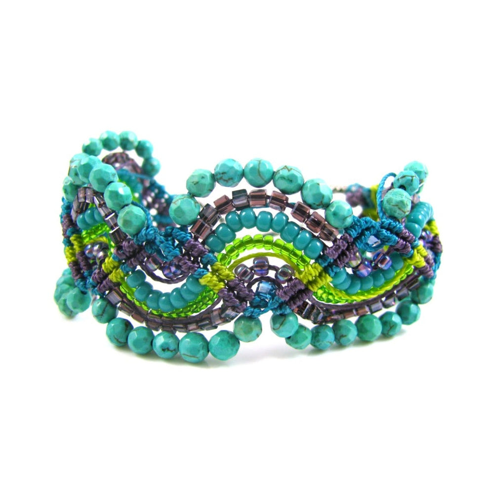 Micro Macrame Zig Zag Bracelet Pattern - Instant Download or Printed Copy
