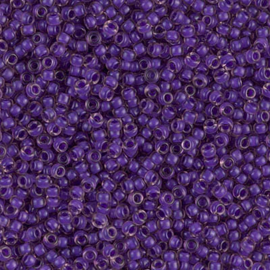 11/0 Miyuki Seed Beads 25g Bag – SF Dk Lilac Lined Light Amethyst - Colour 1932
