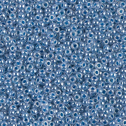 11/0 Miyuki Seed Beads - 25g Bag – Dark Sky Blue Ceylon - Colour 545