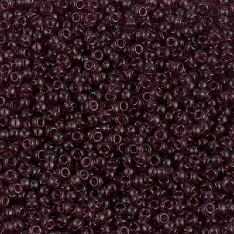 11/0 Miyuki Seed Beads - 25g Bag – Dark Smoky Amethyst - Colour 153