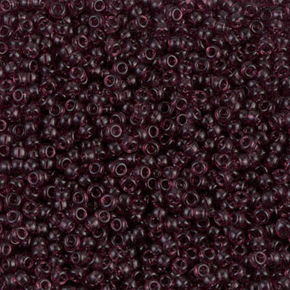 11/0 Miyuki Seed Beads - 25g Bag – Dark Smoky Amethyst - Colour 153