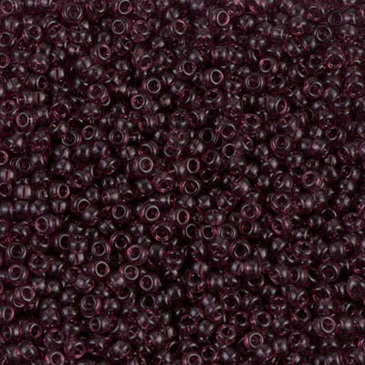 11/0 Miyuki Seed Beads - 25g Bag – Dark Smoky Amethyst - Colour 153