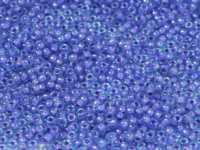 11/0 Miyuki Seed Beads 25g Bag – Fancy Lined Aqua Pink - Colour 2270