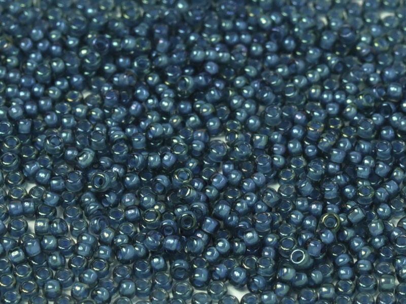 11/0 Miyuki Seed Beads 25g Bag – Fancy Lined Teal Dark Blue - Colour 2256