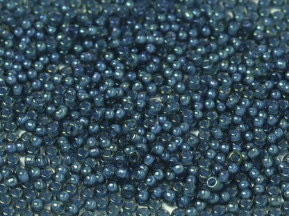 11/0 Miyuki Seed Beads 25g Bag – Fancy Lined Teal Dark Blue - Colour 2256