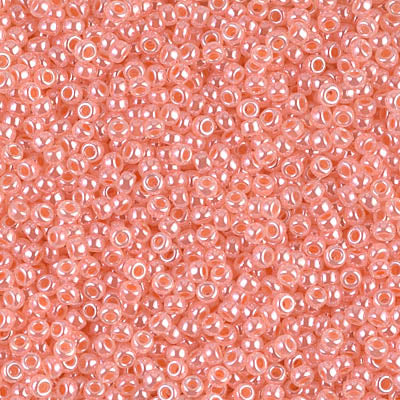 11/0 Miyuki Seed Beads - 25g Bag – Salmon Ceylon - Colour 539
