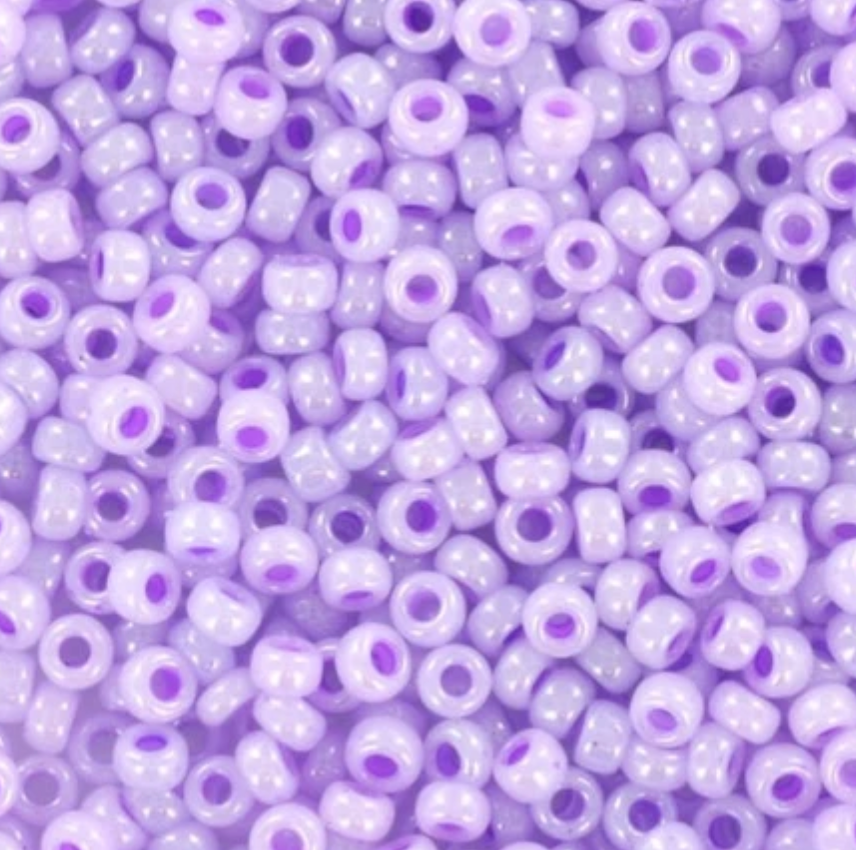 11/0 Miyuki Seed Beads - 25g Bag – Lilac Ceylon - Colour 534