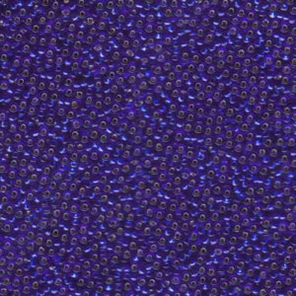 11/0 Miyuki Seed Beads - 25g Bag – Silver Lined Cobalt Blue - Colour 20