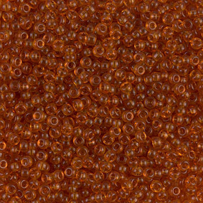 11/0 Miyuki Seed Beads - 25g Bag – Transparent Topaz - Colour 133