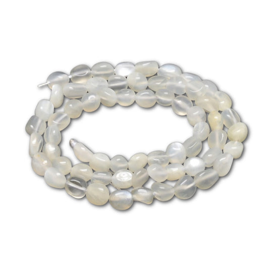 5x6mm Moonstone Nugget Beads – Approx 68 beads