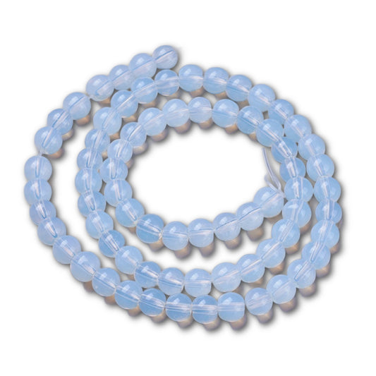 6mm Opalite Round Bead Strand – Approx 65 Beads