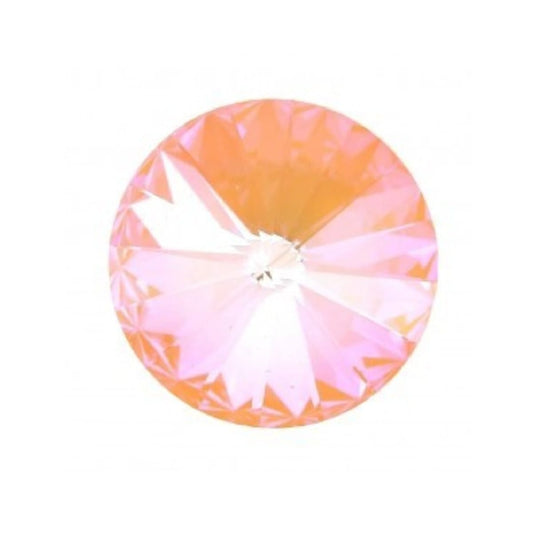 Aurora Rivoli 12mm Chaton - Crystal Peach Delite