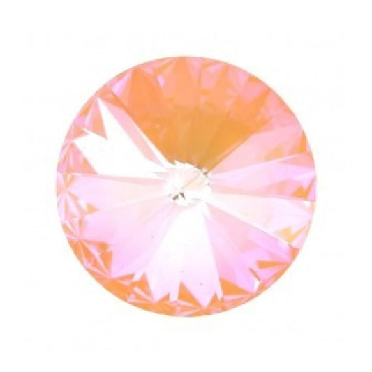 Aurora Rivoli 14mm Chaton – Crystal Peach Delite