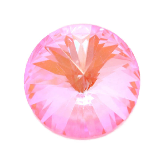 Aurora Rivoli 14mm Chaton – Crystal Powder Rose Delite