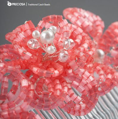 FREE Preciosa Flower Comb Tutorial - Instant Download or Printed Copy