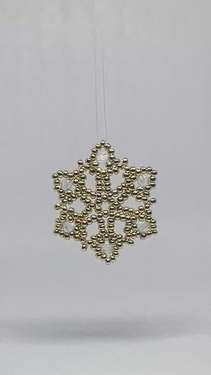 Silver Snowflake Kit - Makes 5 Snowflakes