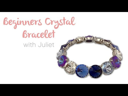 Beginners Statement Aurora Crystal Rivoli Bracelet Kit - Pastel Delite