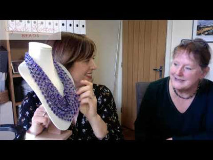 SuperDuo Scarf Pattern by Caroline Lloyd - Instant Download or Printed Copy