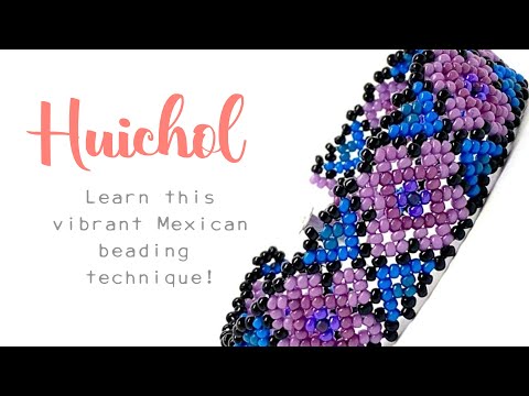 Huichol Beaded Ribbon Pattern - Instant Download or Printed Copy