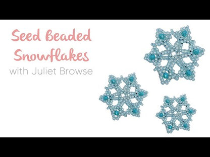 Silver Snowflake Kit - Makes 5 Snowflakes