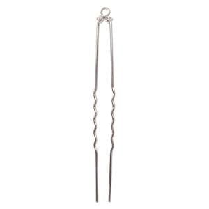 Silver Plated Hair Pin – 1 Ring